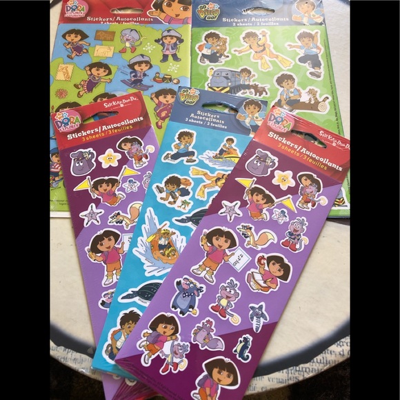 Other - Dora the explorer & Diego Sticker lot
